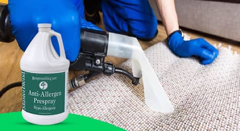 we use safe carpet cleaning chemicals